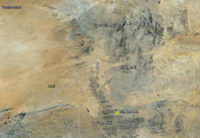 Adrar des Ifoghas map